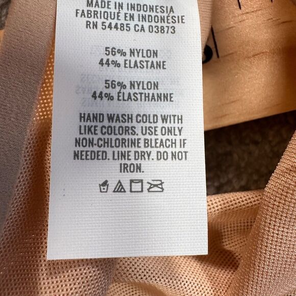 Aerie Smoothez Beige Mesh Balconette Bra 34C Unlined Wired Adjustable Strap New - Picture 7 of 8